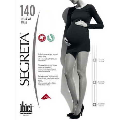  Чорапогащи за бременни Segreta 140 Maman - Кликнете върху изображението, за да го затворите